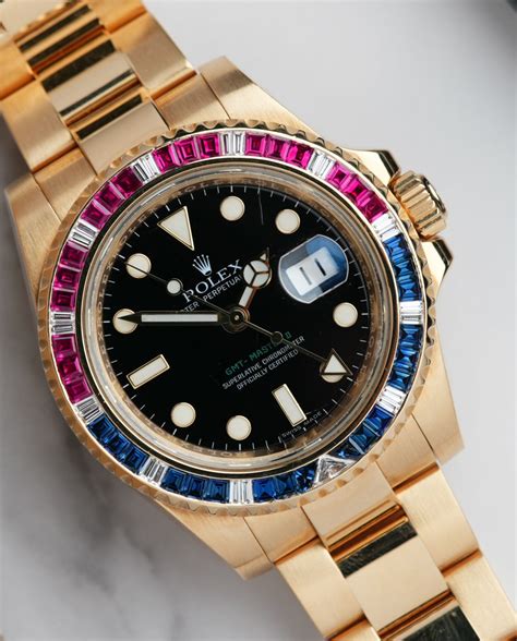 rolex gmt master ii ruby sapphire